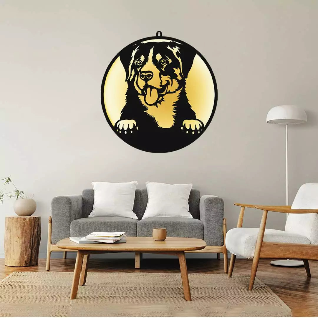 Cute Dog LED Wall Decor Light