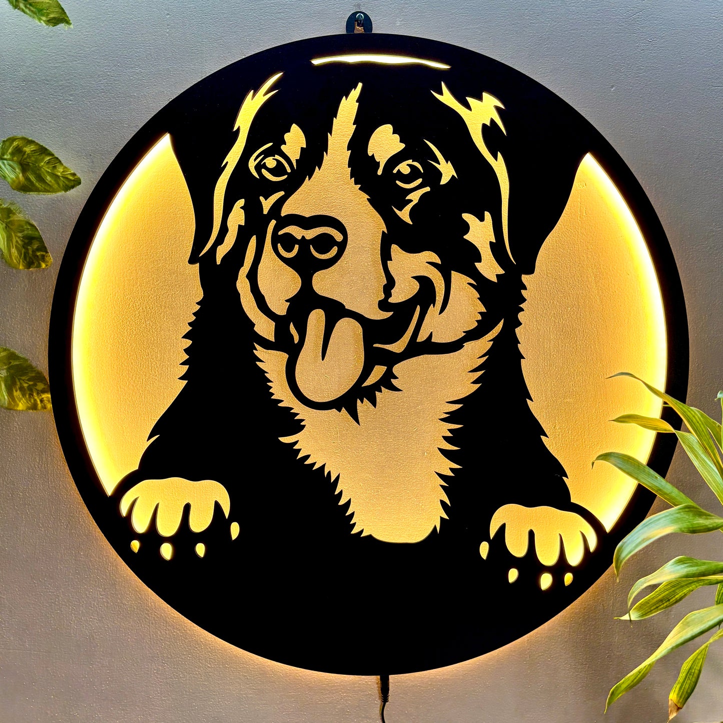 Cute Dog LED Wall Decor Light