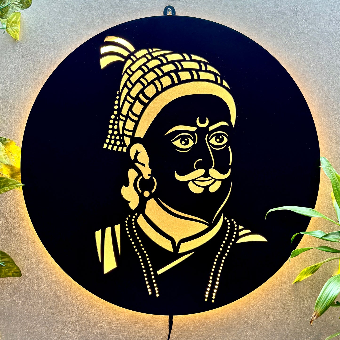 Shivaji Maharaj LED Wall Decor Light