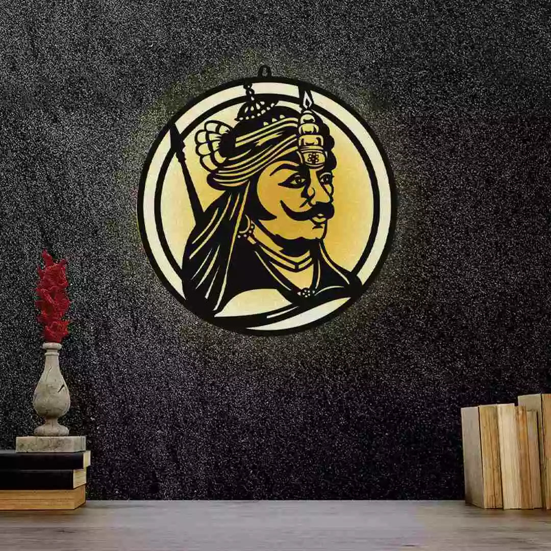 Maharana Pratap LED Wall Decor Light