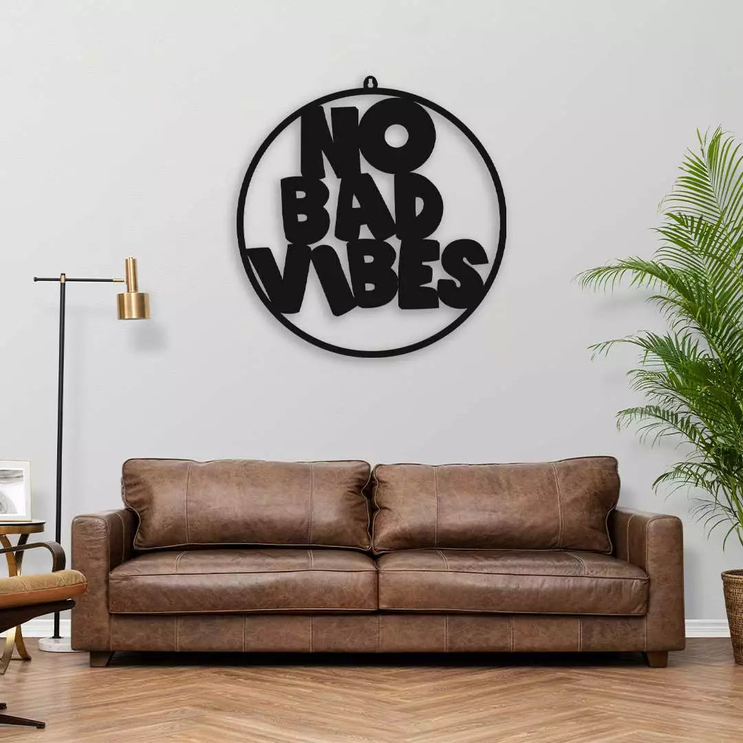 No Bad Vibes LED Wall Decor Light