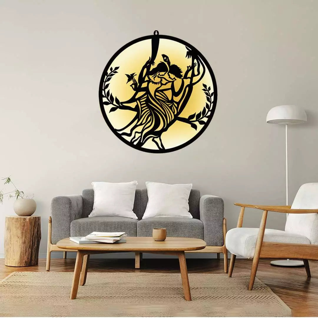 Radhe Krishna LED Wall Decor Light