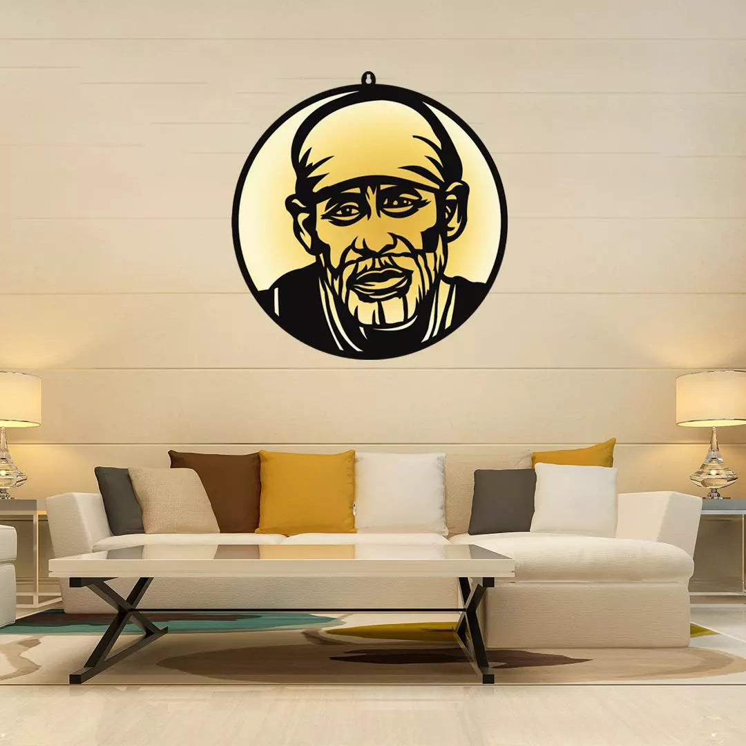 Sai Baba Wall LED Wall Decor Light