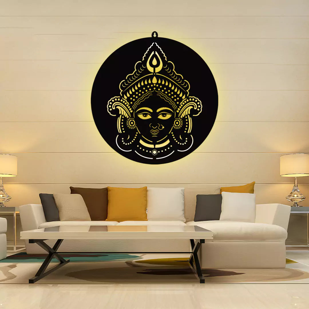 GODDESS DURGA LED Wall Decor Light