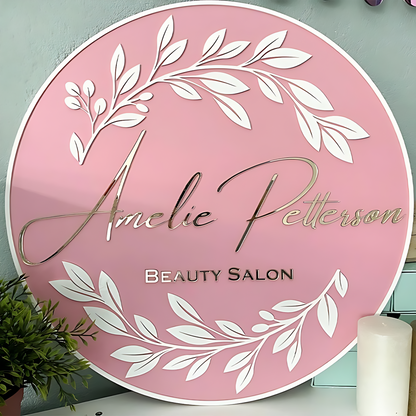 Customized Brand Logo Name Plate For Shop and Office