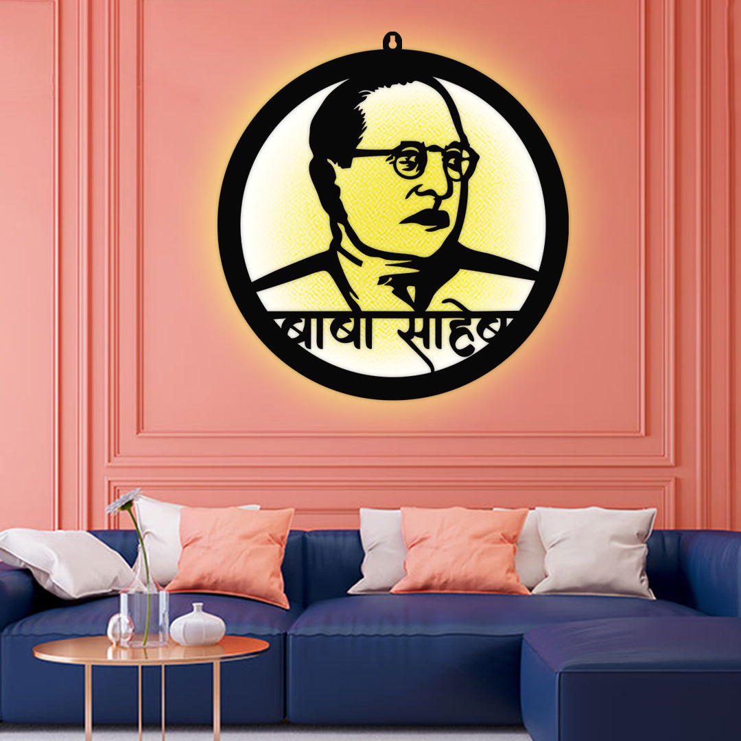 Baba Saheb Ambedkar LED Wall Decor Light