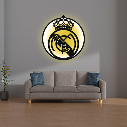 Real Madrid F.C. Wall LED Wall Decor Light