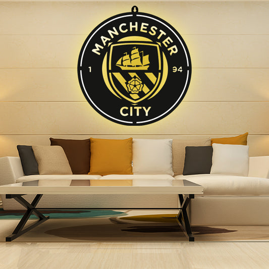 Manchester City F.C. Wall LED Wall Decor Light