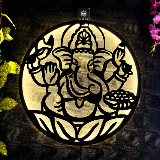 Ganpati Bappa-Ganesh Ji LED Wall Decor Light