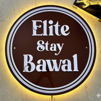 Customized Brand Logo Name Plate For Shop and Office