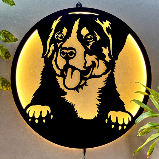 Cute Dog LED Wall Decor Light