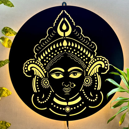 GODDESS DURGA LED Wall Decor Light