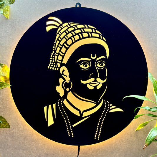 Shivaji Maharaj LED Wall Decor Light