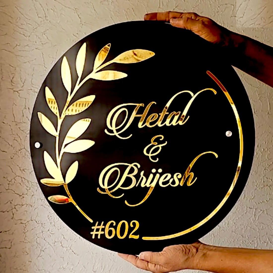 Customised Name Plates – HomePine